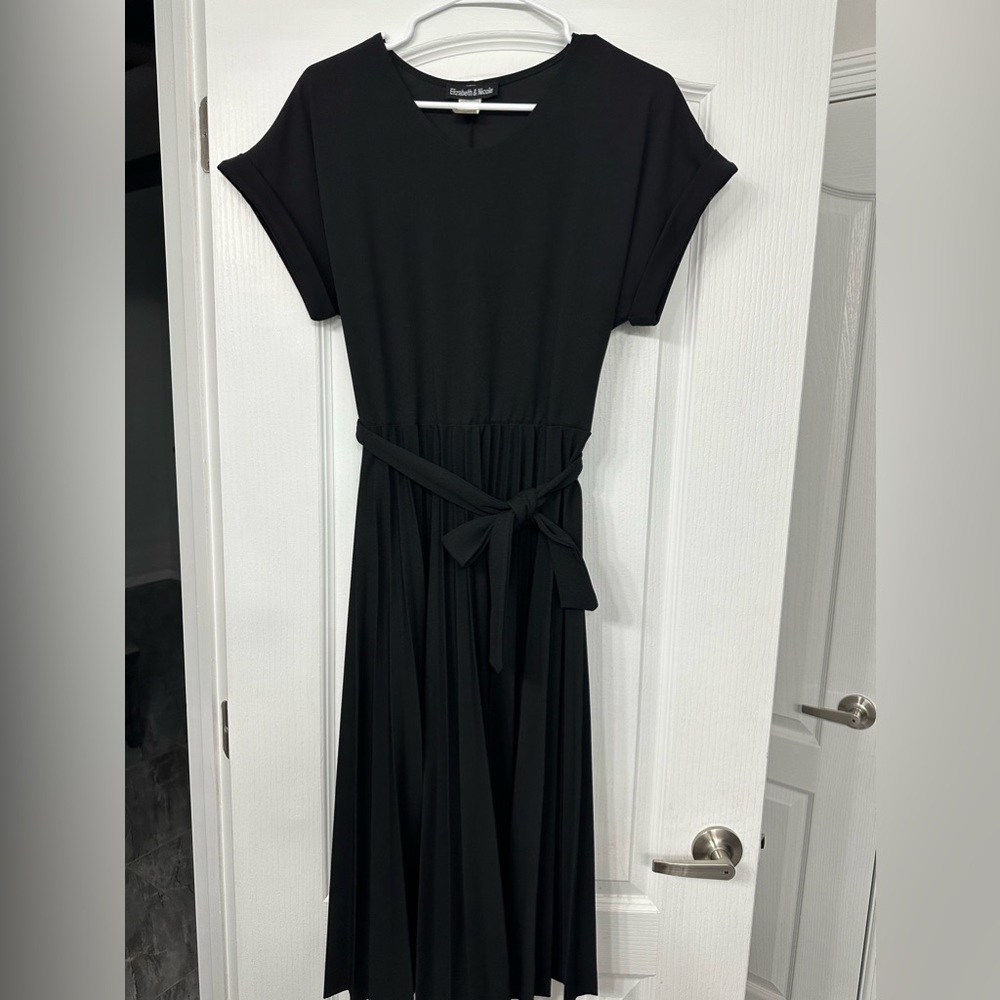Black dress from Elizabeth and Nicole